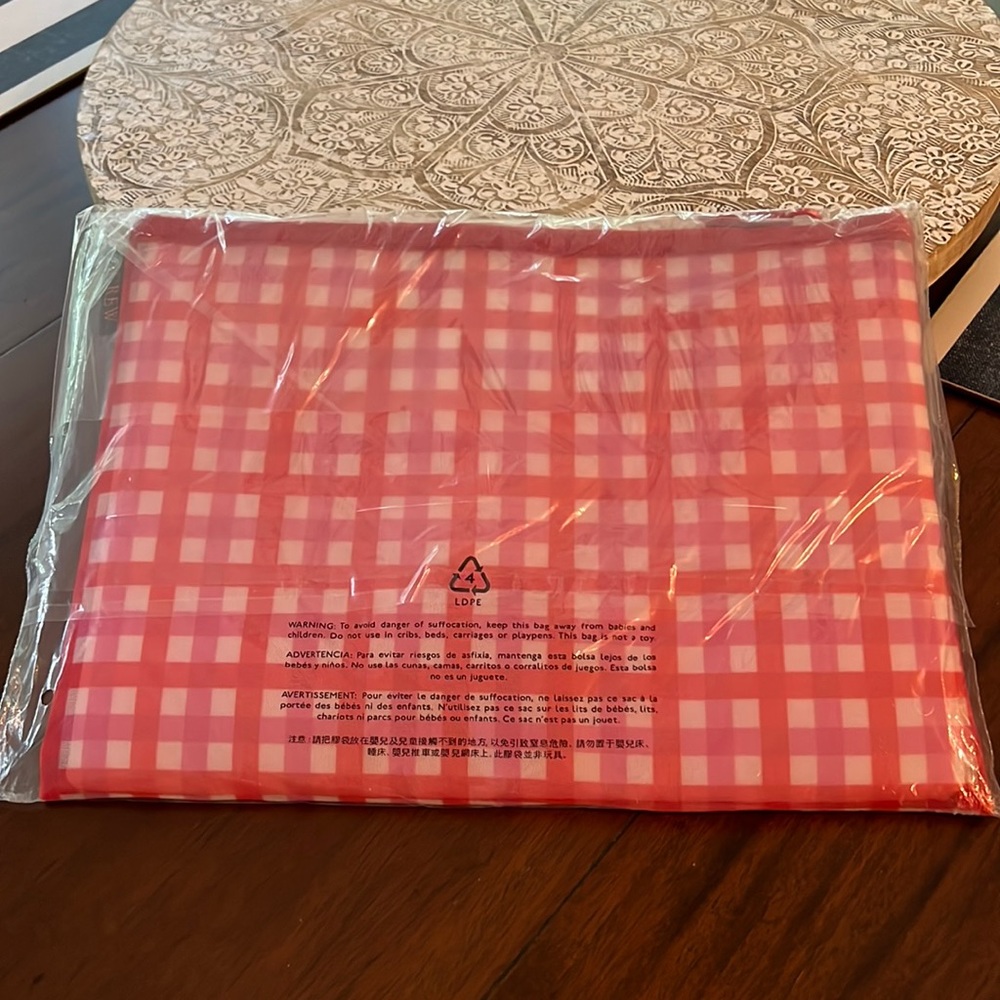 New in packaging J Crew bathing suit (wet items)  bag